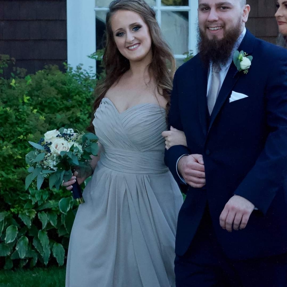 Size 8 (see description) strapless Bridesmaid dress